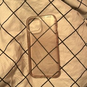 clear tinted pink iphone 11 case